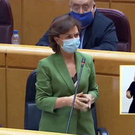 Carmen Calvo, al PP: "A lo mejor es su última oportunidad para dejar de ser 'tardofranquistas'"