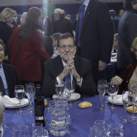 Ignacio González, Mariano Rajoy y Esperanza Aguirre