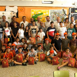 Rubiales apoya el programa Edukalo en un colegio en Elche