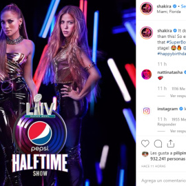 Shakira y JLo, duelo de divas en la 'Super Bowl 2020'
