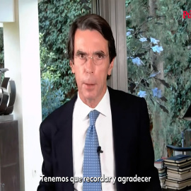 Aznar, a Casado: "Donde quiera que estés, gracias, Pablo, por tu esfuerzo"