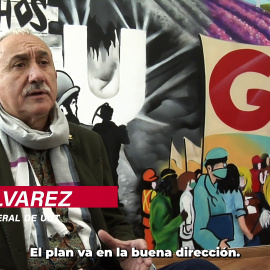 Pepe Álvarez (UGT), sobre el plan nacional aprobado por el Gobierno, en respuesta a los impactos de la guerra.