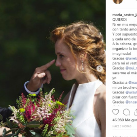 María Castro y José Manuel Villalba se han dado el 'sí quiero' 