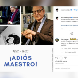 Muere 'Quino', creador de Mafalda