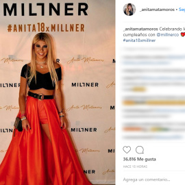 Ana Matamoros celebra su 18 cumpleaños