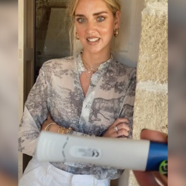 Chiara Ferragni enseña el momento exacto en el que se enteró que iba a ser mamá