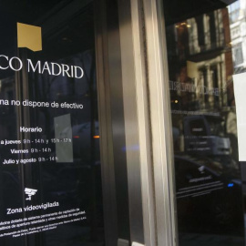 Imagen de una oficina de Banco Madrid