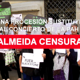 La censura de Martínez-Almeida: una procesión sustituye al concierto de la PAH