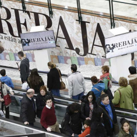 Un centro comercial en España./EFE/Jesús Diges