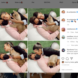 Carla Barber, con el corazón dividido entre sus dos chicos