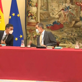 Los Reyes presiden reunión del Patronato del Instituto Cervantes