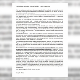Las primeras palabras de Josep María Mainat tras su supuesto intento de asesinato