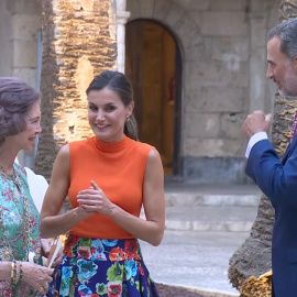 La Reina Letizia y Doña Sofía derrochan complicidad 