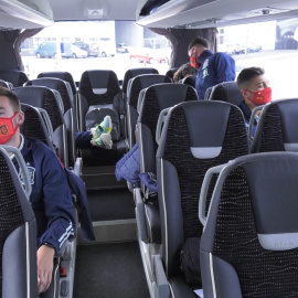 La selección sub-21 ha aterrizado en Islas Feroe para disputar su encuentro 