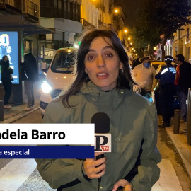 El "convoy de la esperanza" llega a Madrid con sus luces verdes encendidas y entre aplausos: "Nuestro objetivo era traer a las familias y las tenemos aquí"