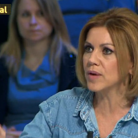 La secretaria general del PP, este sábado en 'La Sexta Noche'.