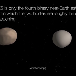 El 2017 YE5 finalmente es un binario de masas idénticas