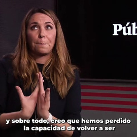 Mar Espinar: "No digo que sea lo que hay que hacer, pero yo entiendo que falta calle, falta barro y falta escucha"