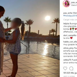 Paula Echevarría comienza sus vacaciones junto a su hija