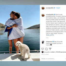 Paz Padilla recibe una inyección de fuerza y amor de la persona más importante de su vida