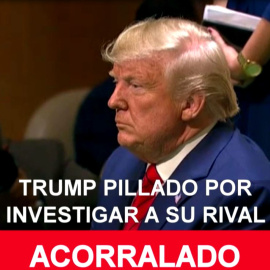 Trump, pillado por investigar a su rival
