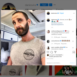 Dani Rovira, más solidario que nunca en su vuelta a los rodajes con Open Arms