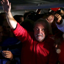 Lula asistió a la manifestación en su apoyo que se celebró en Sao Paulo. / REUTERS