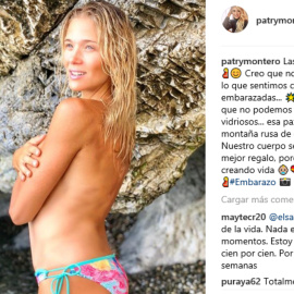 Patry Montero luce su incipiente barriguita de embarazada
