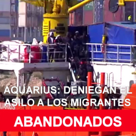 Sin asilo para los migrantes del Aquarius