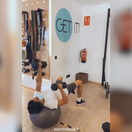 Pablo Castellano empieza la semana machacándose en el gimnasio