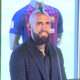 Arturo Vidal: "Espero ayudar al Barça a ganar todo"