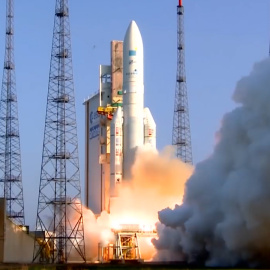 El cohete europeo Ariane 5 cumple 100 lanzamientos