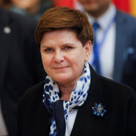 La primera ministra polaca, Beata Szydlo. EFE/OLIVIER HOSLET