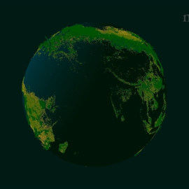 Aumenta año a año la superficie de árboles