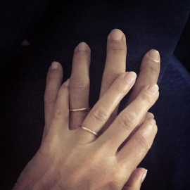 Gwyneth Paltrow comparte su primera foto como recién casada