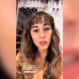 Aitana innova con su pelo y el experimento no termina bien