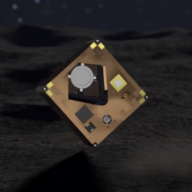 El robot franco-alemán MASCOT llega con éxito al asteroide Ryugu