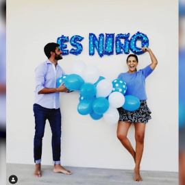 Paula Echevarría y Miguel Torres desvelan el sexo del bebé que esperan