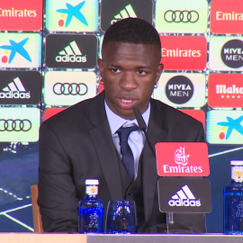 Vinicius Jr agradece que "confíen en su fútbol"