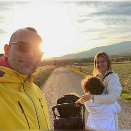 Laura Escanes y Risto Mejide desconectan en familia con la naturaleza