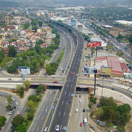 Viaducto del Bicentenario, en México DF. E.P.