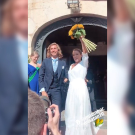 Marta Pombo y Luis Giménez ya son 'marido y mujer'