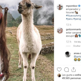 Marta Pombo, Luis Giménez, Gotzon y su mujer disfrutan de Perú