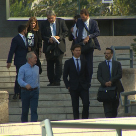 Xabi Alonso sale de la Audiencia Provincial de Madrid