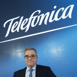 El hasta ahora presidente de Telefónica, Cesar Alierta, en la presentación de resultados anuales de la compañía. REUTERS/Juan Medina