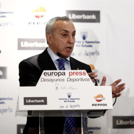 Alejandro Blanco, presidente del COE, en su intervención en el desayuno informativo de Europa Press. /EP