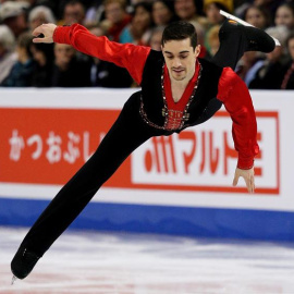 Javier Fernández durante su actuación en el Mundial de Boston. /EFE