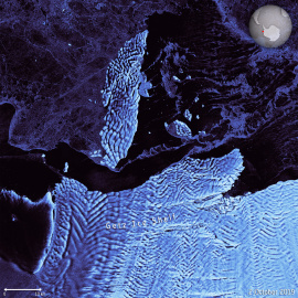 Un iceberg de 35 kilómetros se desprende en la Antártida Occidental