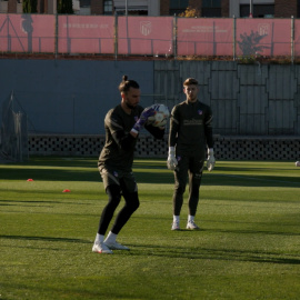 Entrenamiento del Atlético de Madrid