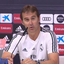 Lopetegui evitar comparar selección y Real Madrid 